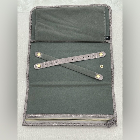 New Nordstrom Grey Sparkles Travel Jewelry Organizer - Picture 4 of 4